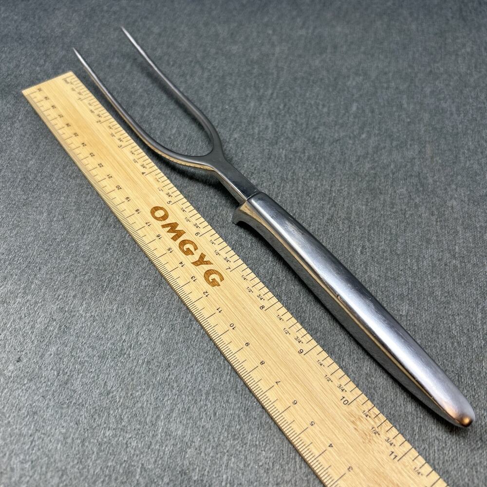 Vintage Gerber Legendary Blades Ron Carving Fork 11" Mid Century Serving Tool